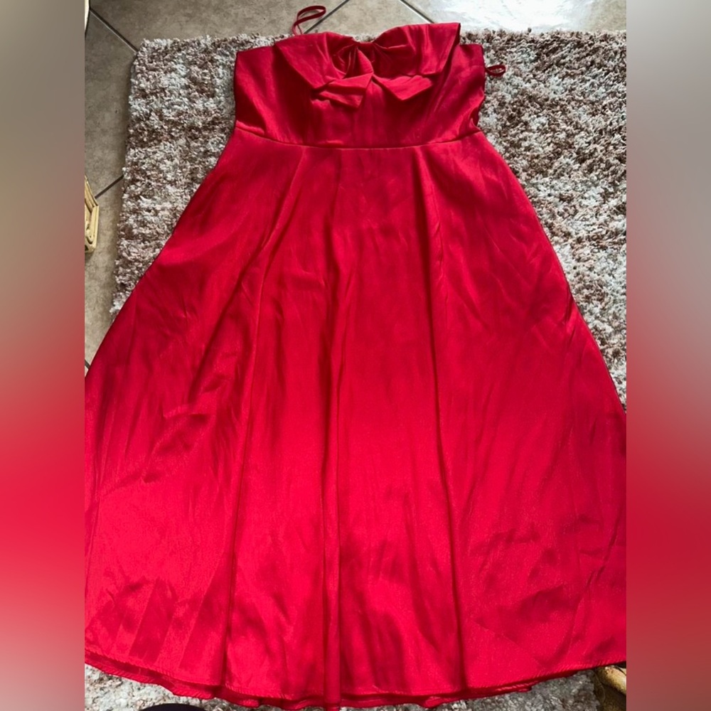 A New Day Vibrant Red Dress